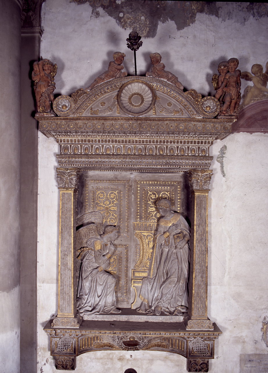 Annunciazione (tabernacolo) by Bardi Donato detto Donatello (sec. XV)