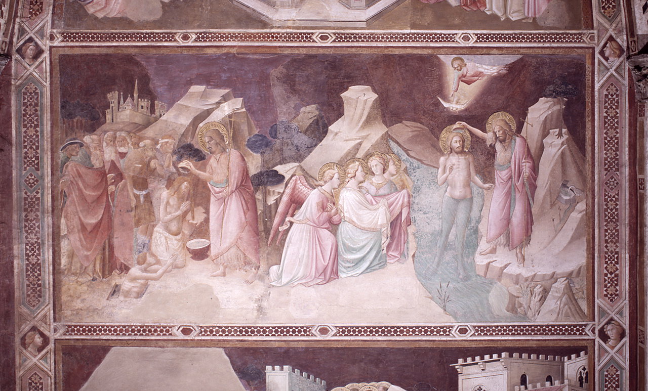 storie delle vite di Santi, busti di Santi, profeti (dipinto, ciclo) by Gaddi Ag