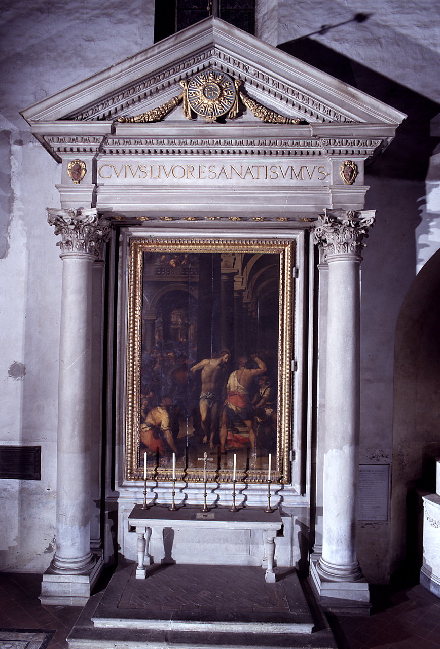 altare by Vasari Giorgio, Francesco da Sangallo detto Margotta - bottega fiorent