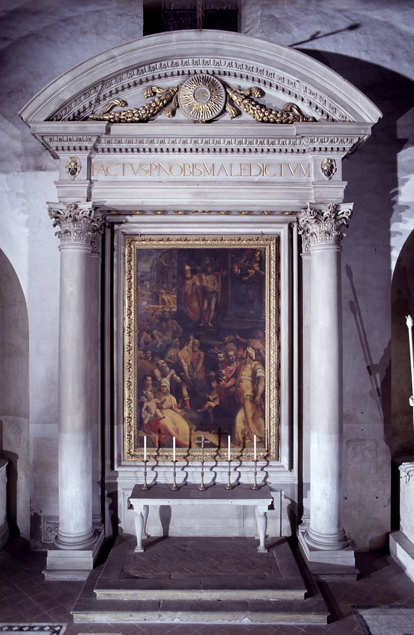altare by Vasari Giorgio, Francesco da Sangallo detto Margotta - bottega fiorent