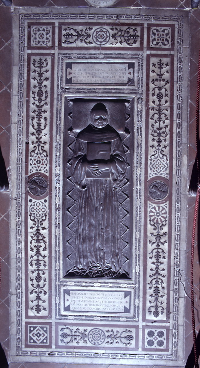 ritratto di Francesco Sansoni (lastra tombale) by Ghiberti Lorenzo (?) (prima me