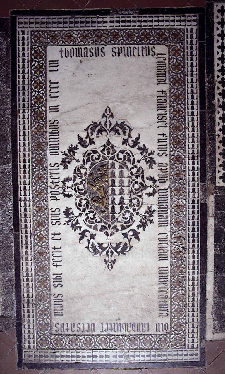 stemma gentilizio della famiglia Spinelli (lastra tombale) by Rossellino Bernard