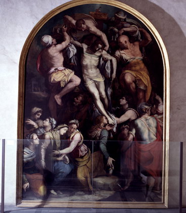 deposizione di Cristo dalla croce (dipinto) di Allori Alessandro (sec. XVI)