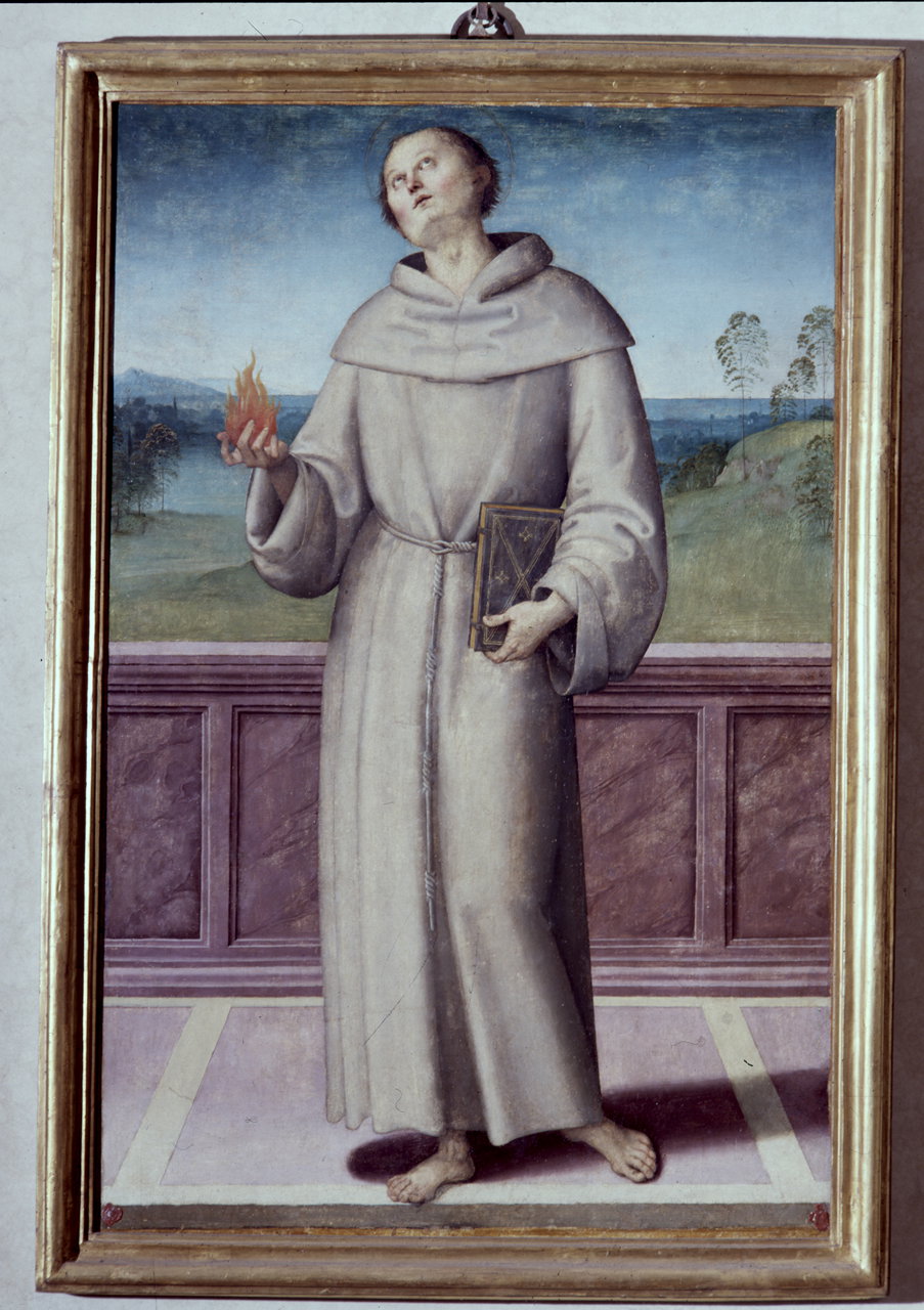 Sant'Antonio da Padova (dipinto) di Vannucci Pietro detto Perugino (sec. XV