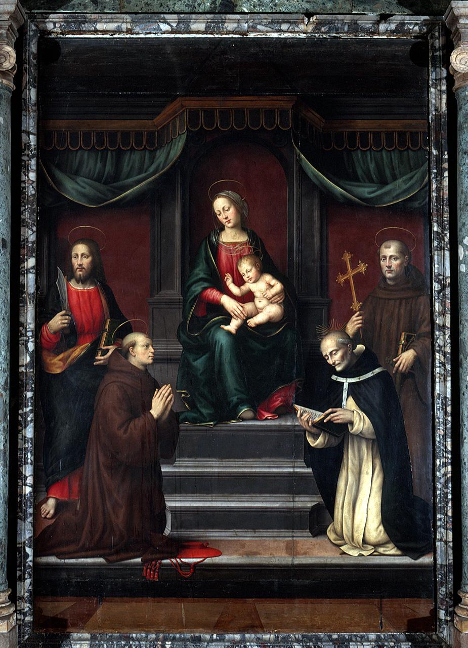 Madonna con Bambino, San Bonaventura, San Bartolomeo apostolo, San Giovanni Gual
