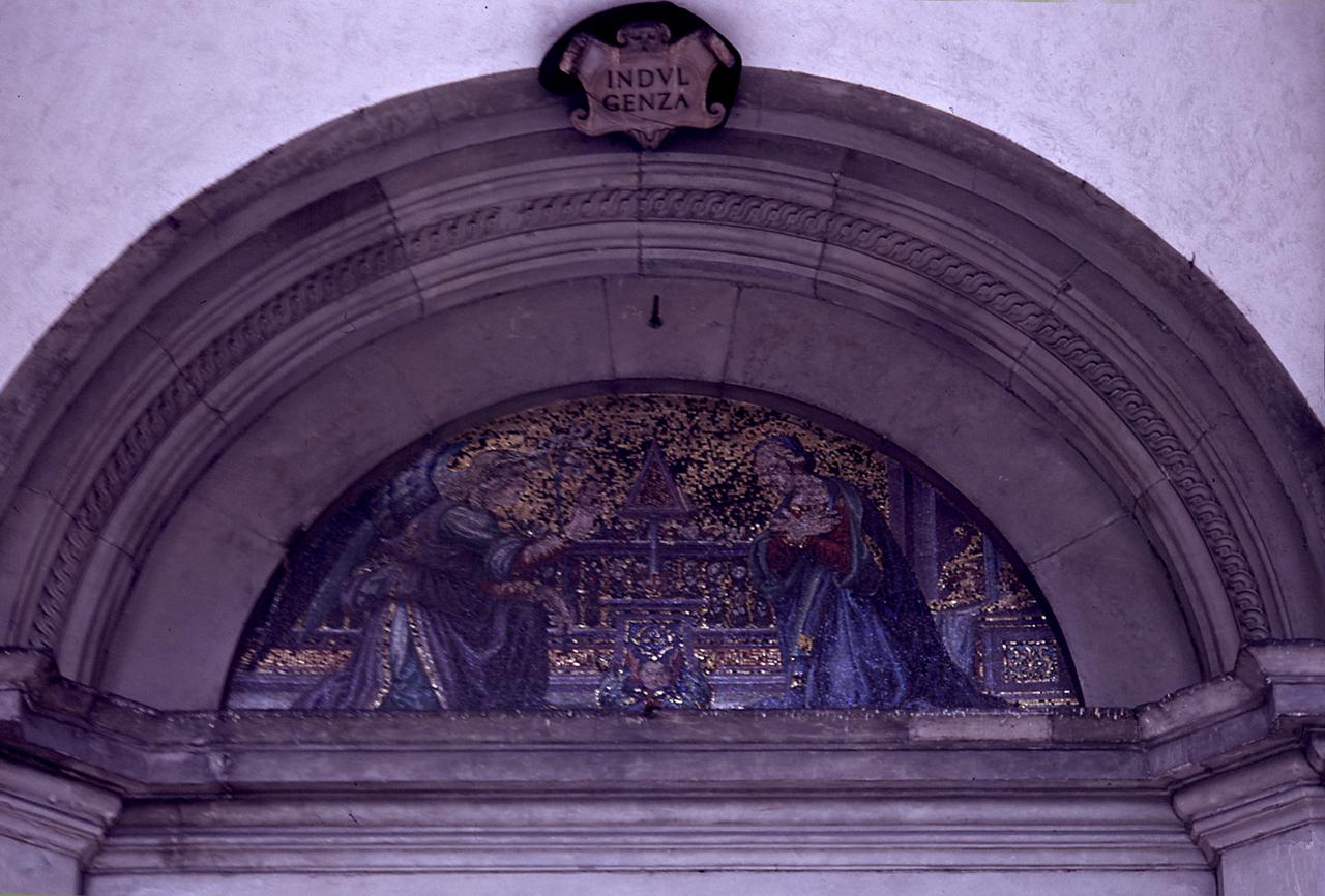 Annunciazione (decorazione musiva) by Bigordi Ridolfo detto Ridolfo Ghirlandaio 