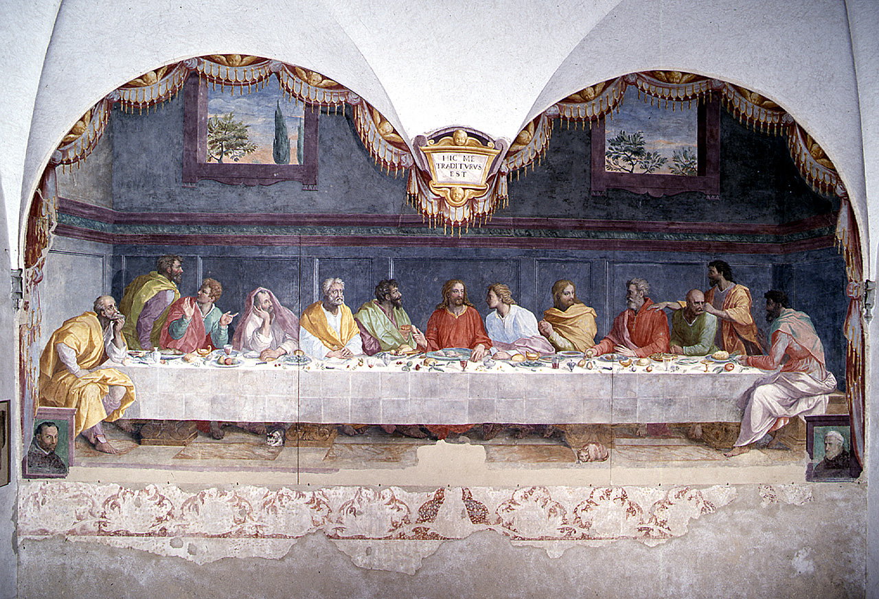 ultima cena (dipinto) di Allori Alessandro (sec. XVI)