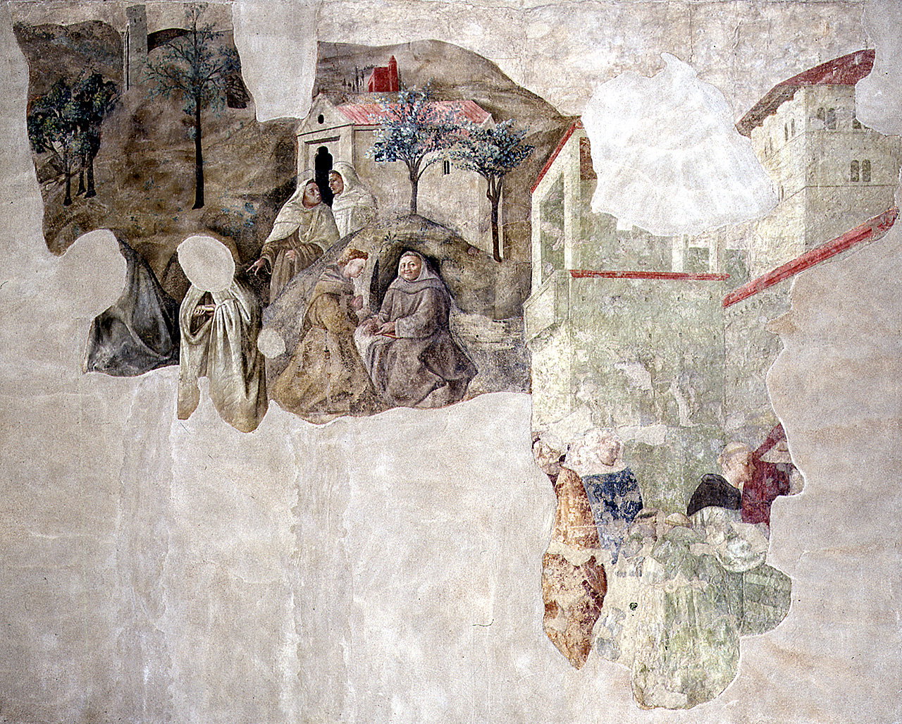 conferma della regola carmelitana (dipinto, frammento) by Lippi Filippo (sec. XV