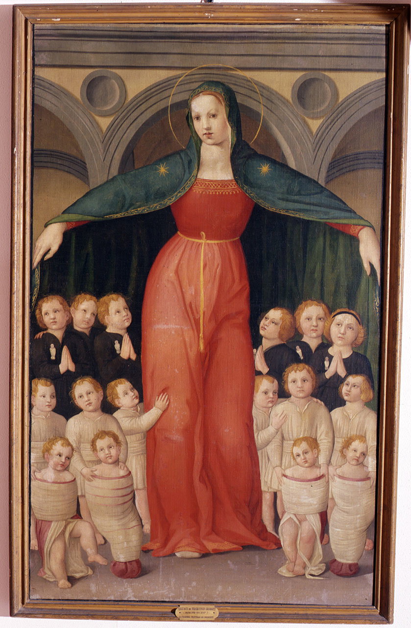 Madonna che protegge gli Innocenti