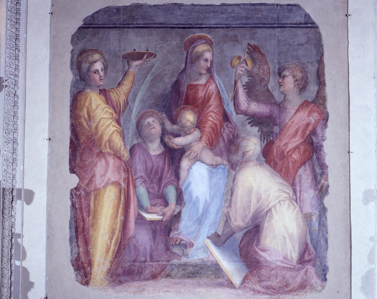 Madonna con Bambino e Santi (dipinto) di Carucci Jacopo detto Pontormo (sec. XVI