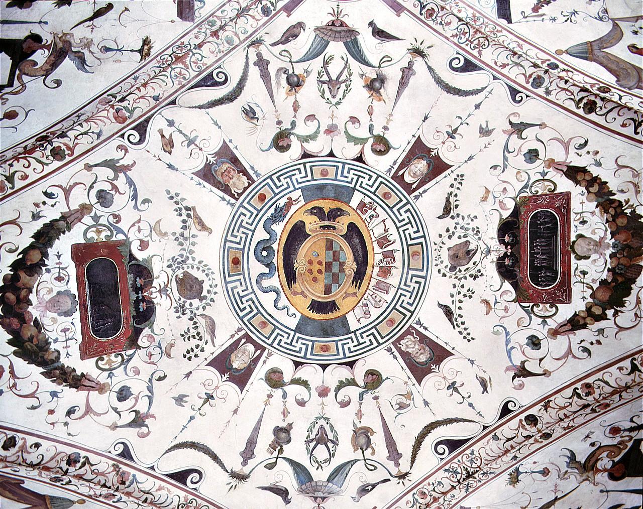 motivi decorativi a grottesche (dipinto) by Bigordi Ridolfo detto Ridolfo Ghirla