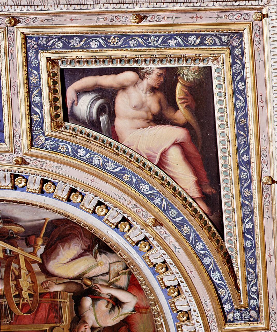 imprese e stemmi gentilizi di Cosimo I de' Medici (soffitto dipinto) di Vas