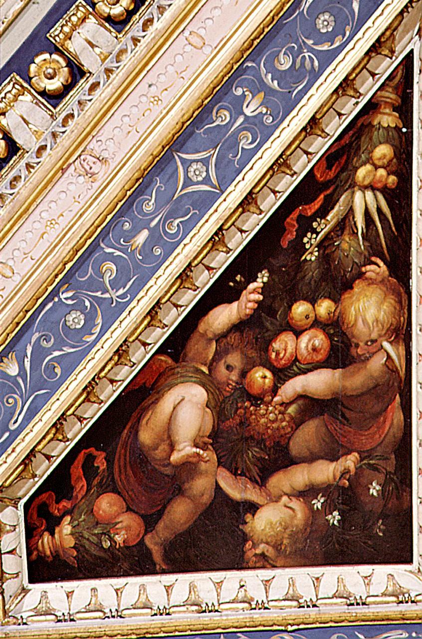 episodio della storia di Firenze, imprese di Cosimo I de' Medici, putti (so