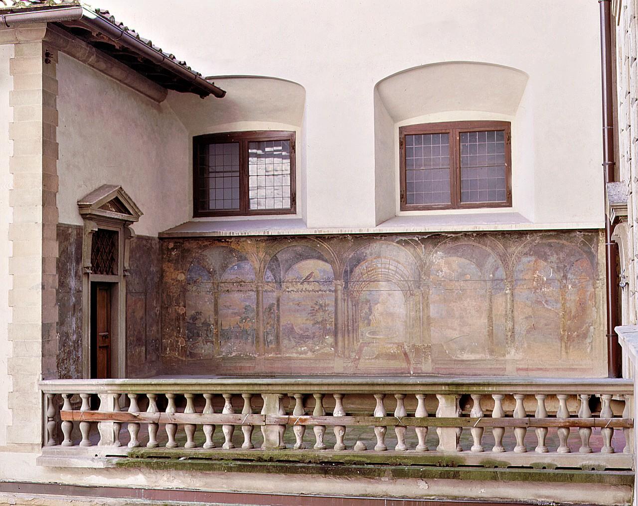 decorazione plastico-architettonica by Vasari Giorgio, Mechini Francesco detto C