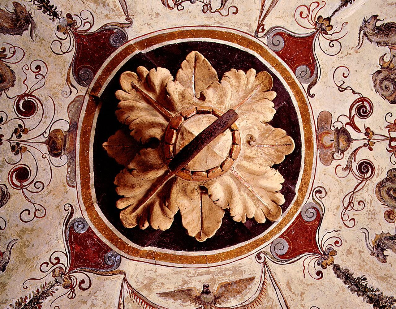 motivo decorativo a rosette (rilievo, serie) by Vasari Giorgio (e aiuti) (sec. X