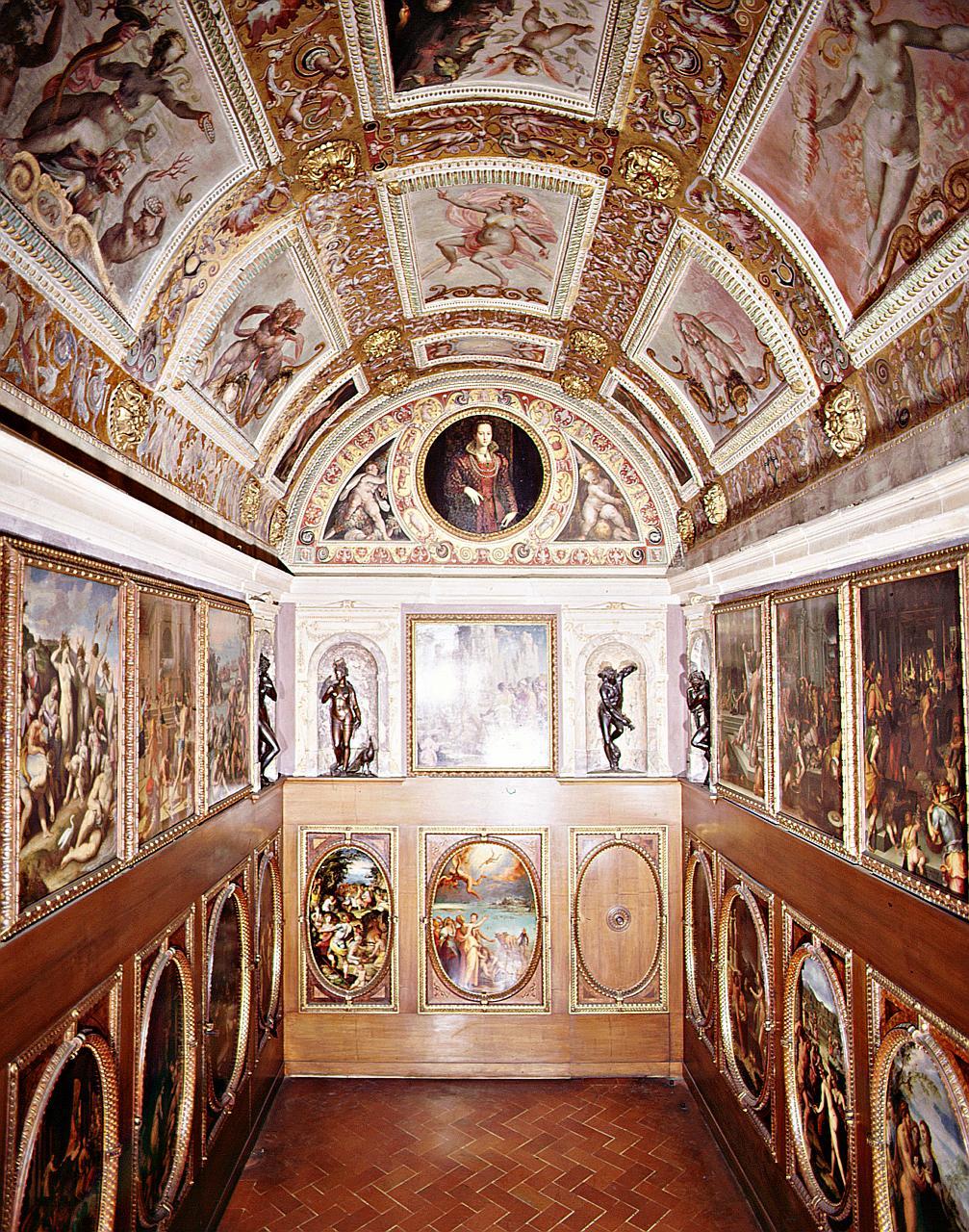 decorazione plastica di Vasari Giorgio (bottega) (sec. XVI)
