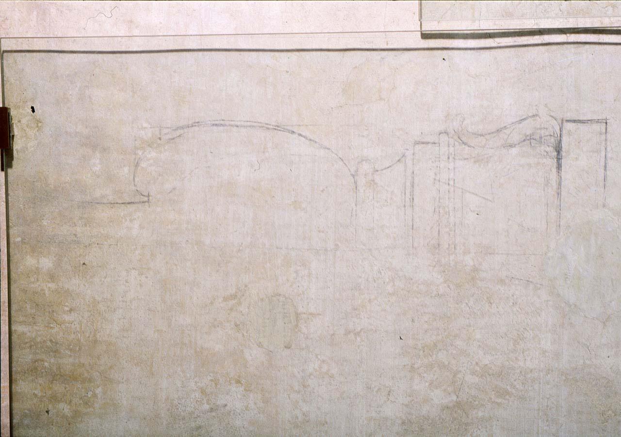 disegno murale di Buonarroti Michelangelo (sec. XVI)