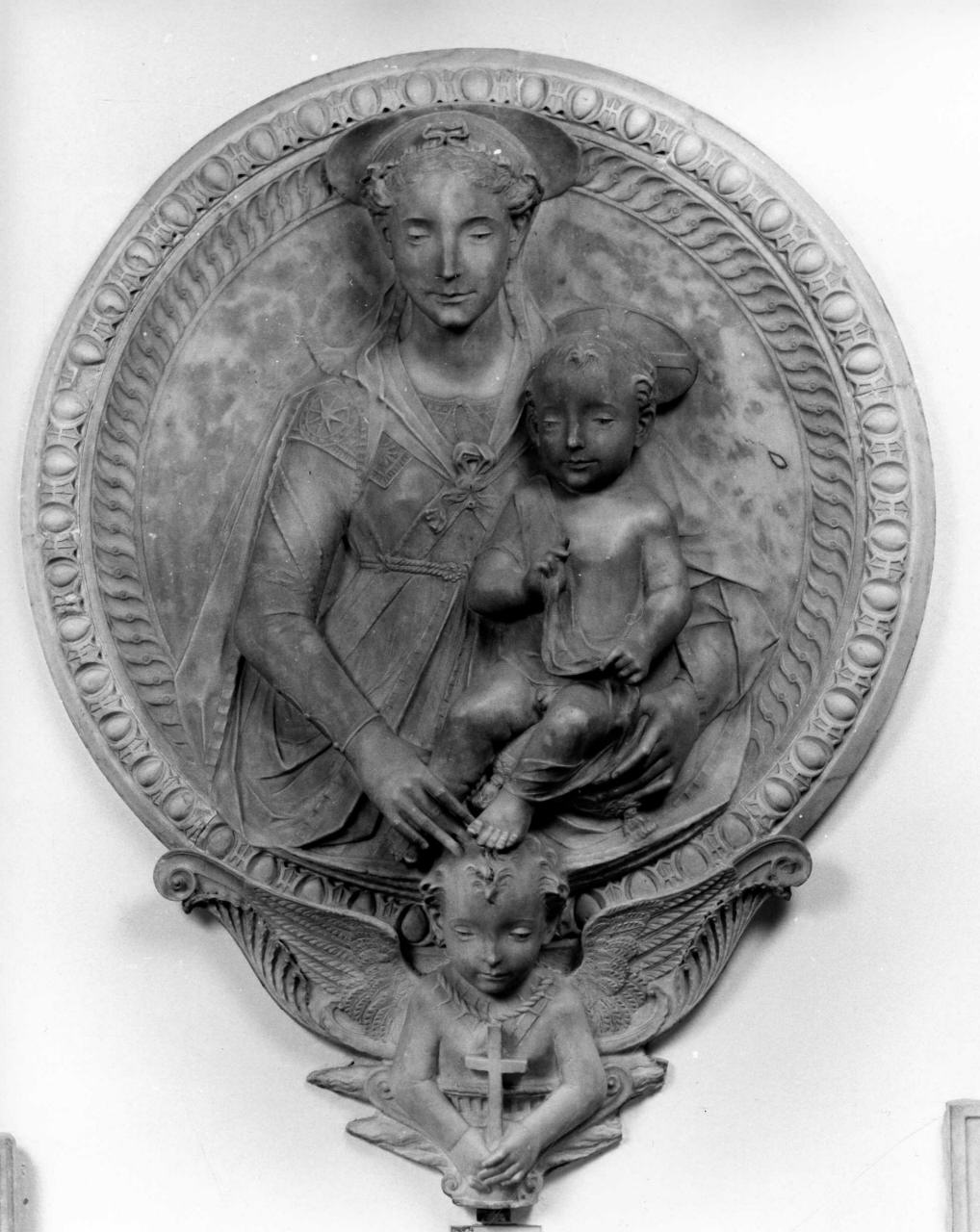 Madonna con Bambino (rilievo) di Mino da Fiesole (sec. XV)