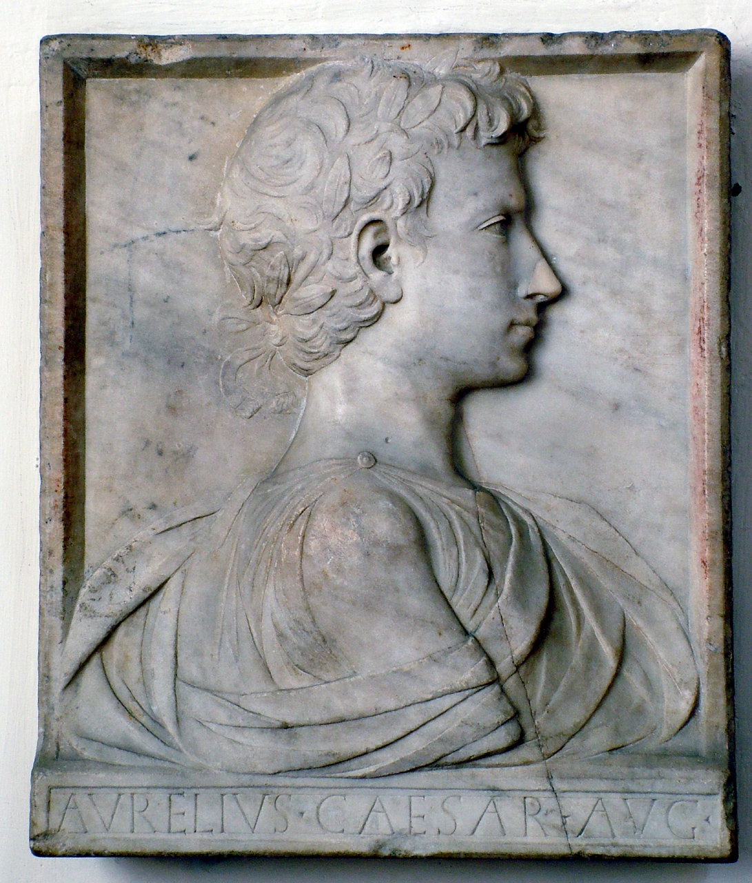 ritratto dell'imperatore Marco Aurelio (rilievo) - ambito fiorentino (sec. 