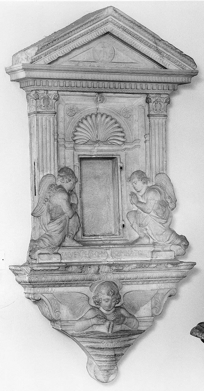 angeli (tabernacolo - a frontale architettonico) - ambito fiorentino (sec. XV)
