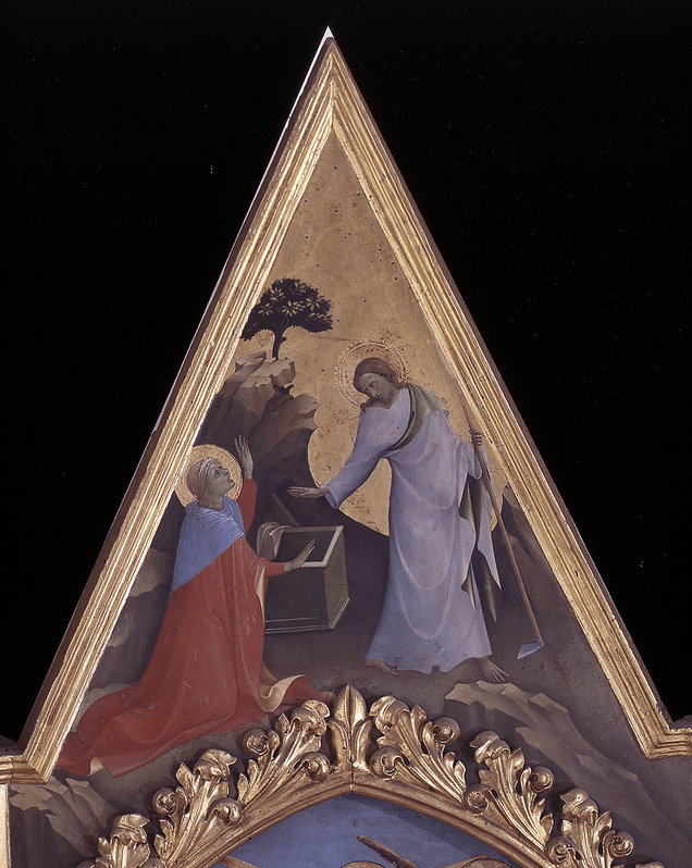 Deposizione, episodi del Nuovo Testamento, santi (dipinto) di Lorenzo Monaco, Gi 