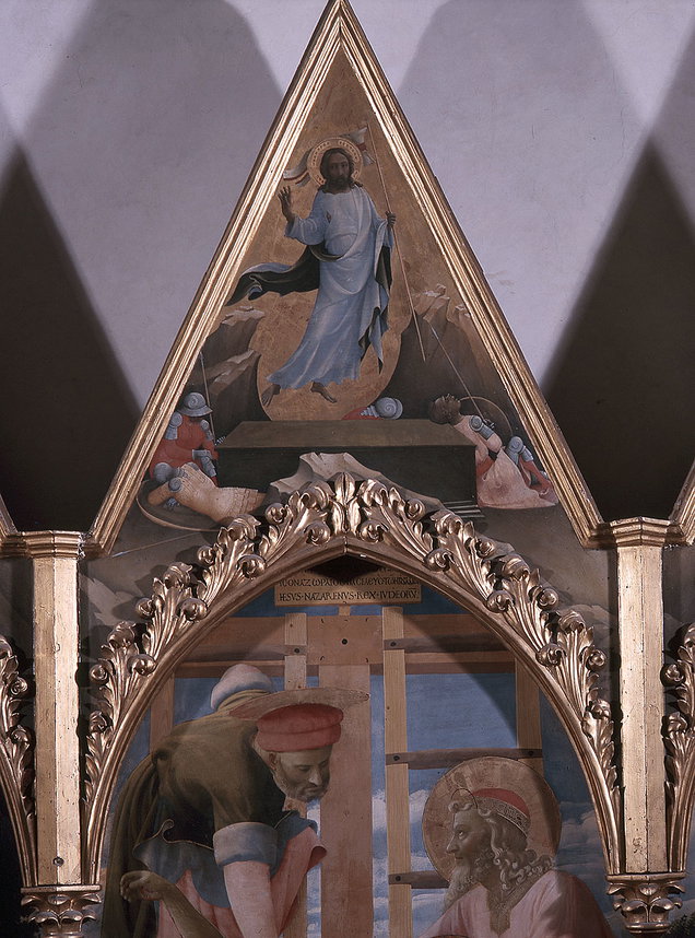 Deposizione, episodi del Nuovo Testamento, santi (dipinto) di Lorenzo Monaco, Gi 
