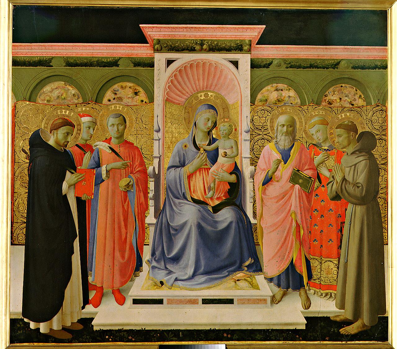 Madonna con Bambino e Santi (dipinto) by Giovanni da Fiesole detto Beato Angelic