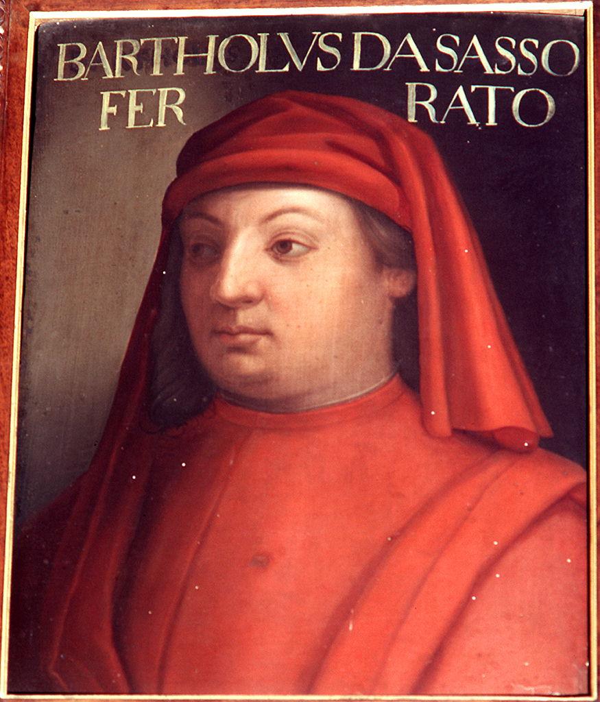 ritratto di Bartolo da Sassoferrato (dipinto) by Dell'Altissimo Cristofano 