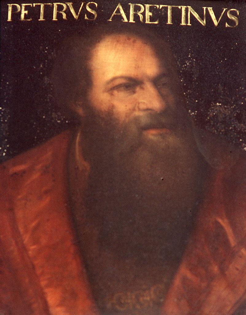 ritratto di Pietro Aretino (dipinto) by Dell'Altissimo Cristofano (sec. XVI