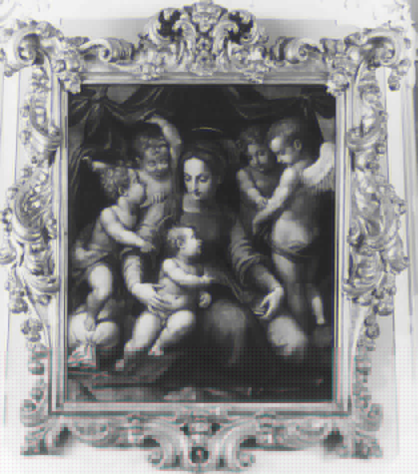 Madonna con Bambino e San Giovannino (dipinto) - ambito fiorentino (secc. XVI/ X