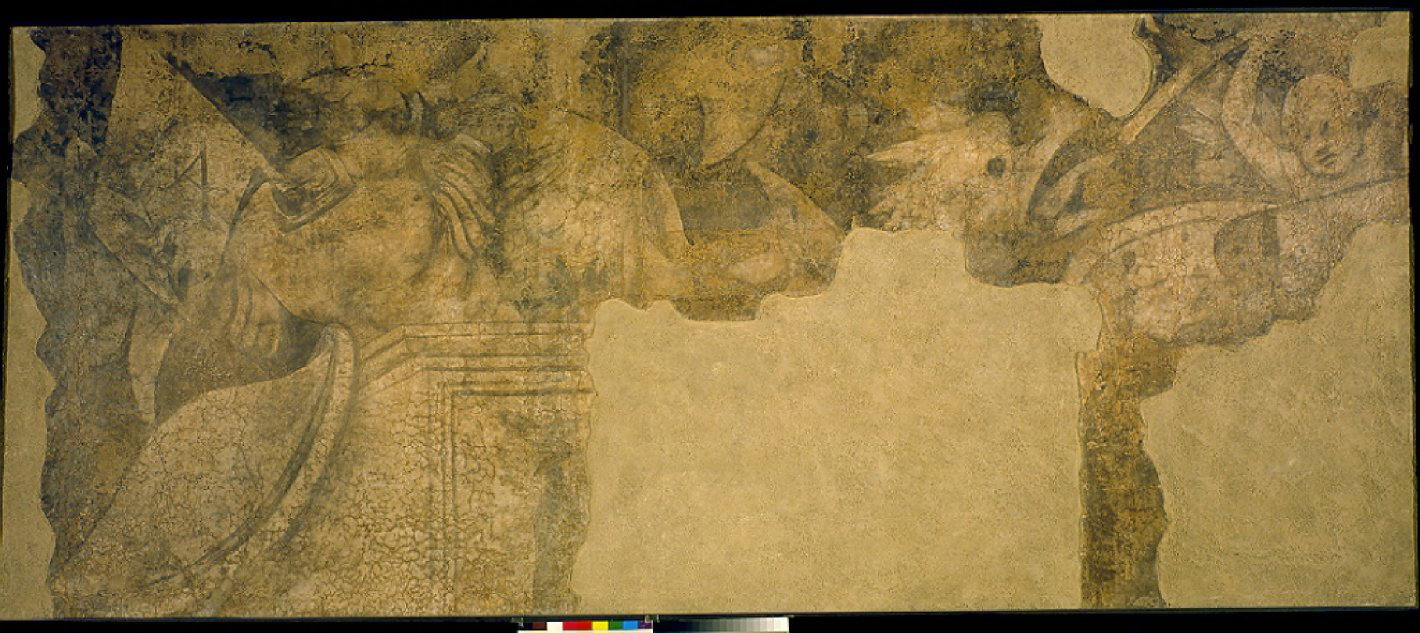 putto con decorazioni (dipinto, elemento d'insieme) di Vecellio Tiziano (se