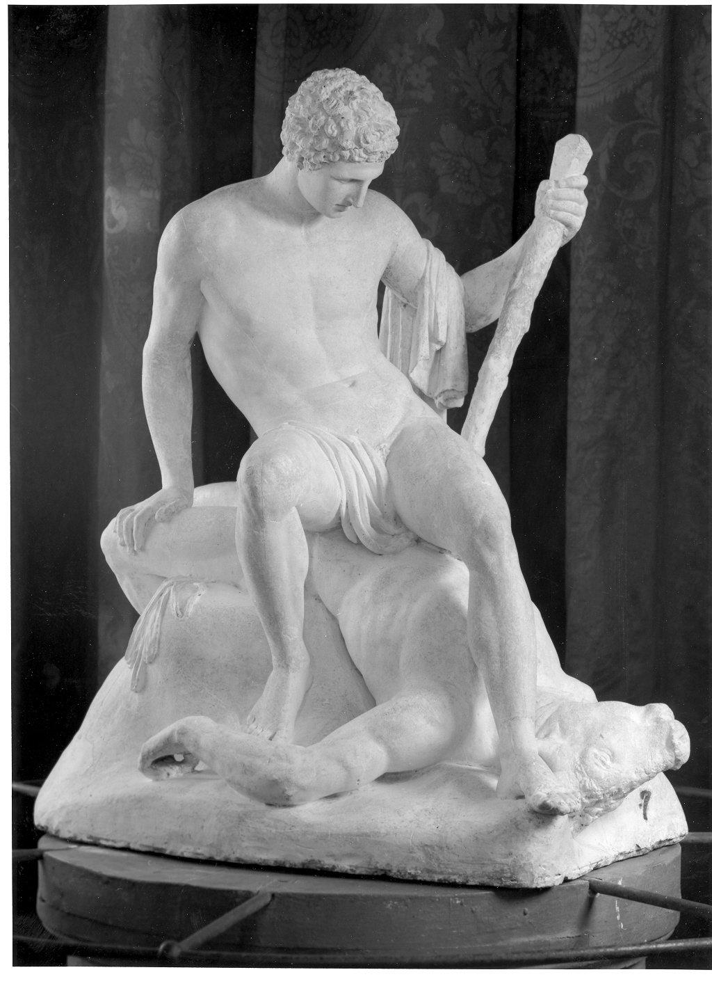 Teseo uccide il minotauro (gruppo scultoreo, opera isolata) by Canova Antonio (s