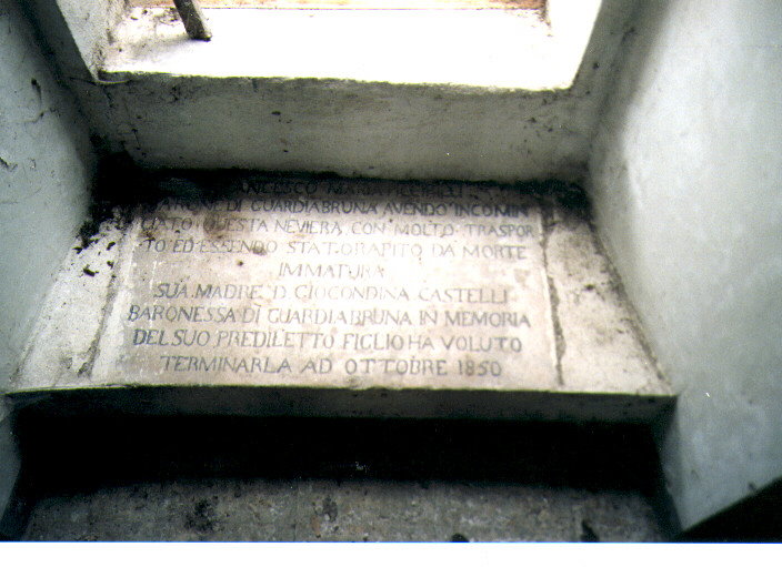 lapide commemorativa (sec. XIX)