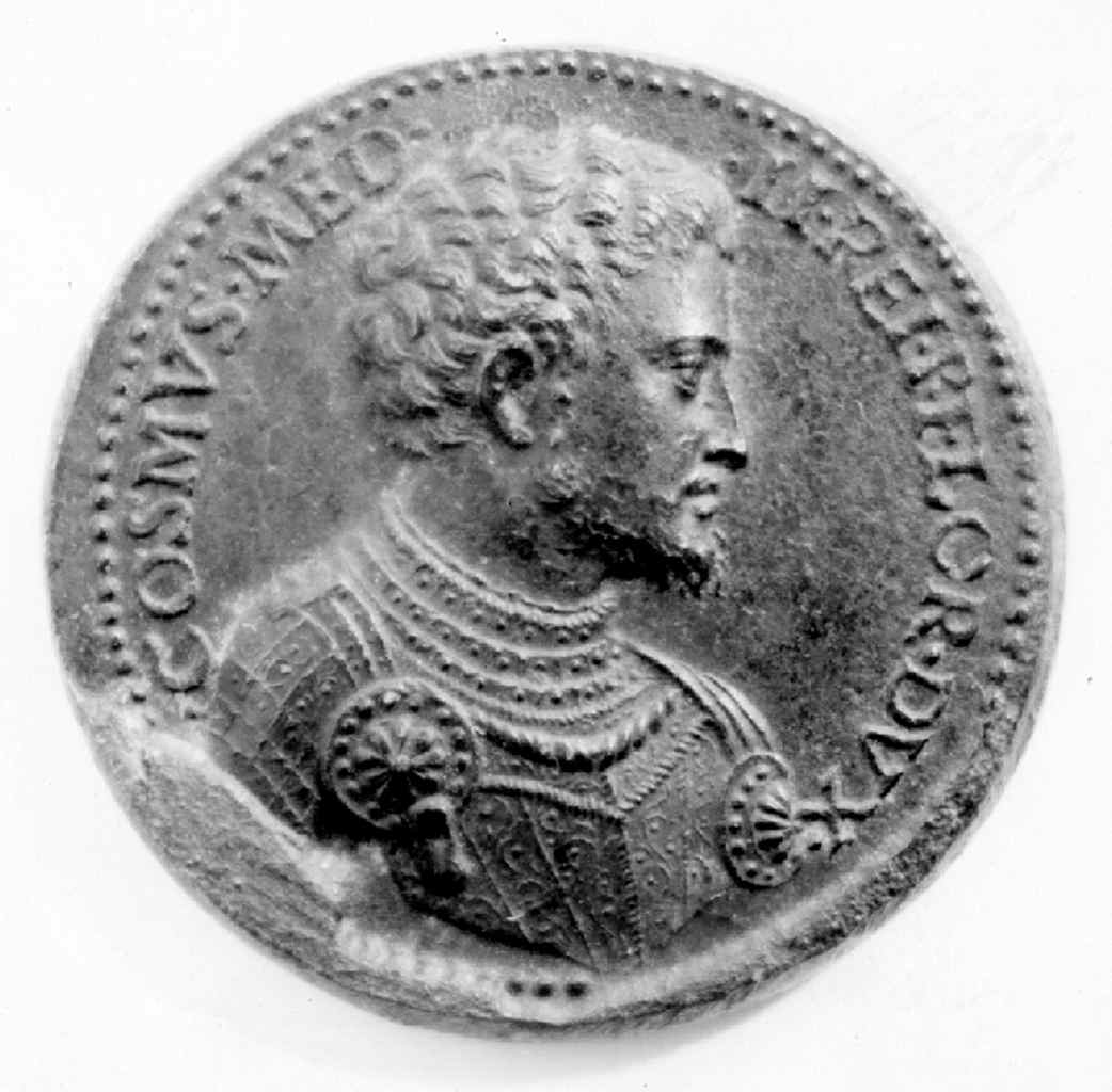 ritratto di Cosimo I de' Medici granduca di Toscana e segno zodiacale delca