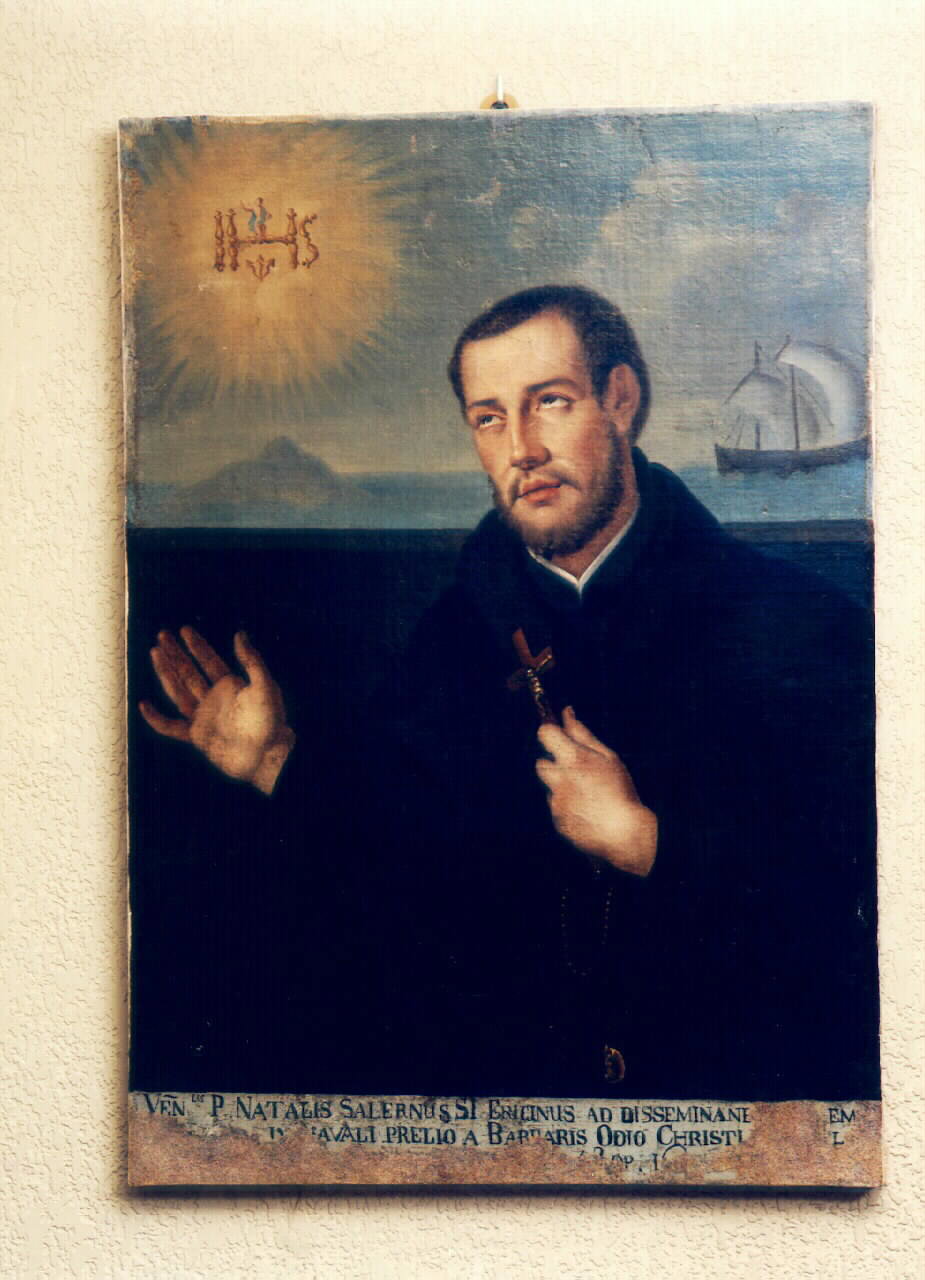 ritratto del sacerdote Natale Salerno (dipinto) - ambito siciliano (Prima met&ag