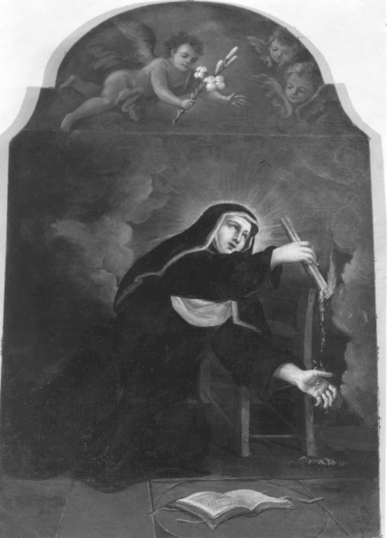 santa monaca (dipinto) - ambito romano (terzo quarto sec. XVIII)