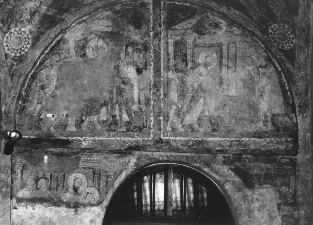 dipinto, ciclo - ambito romano (sec. XI)