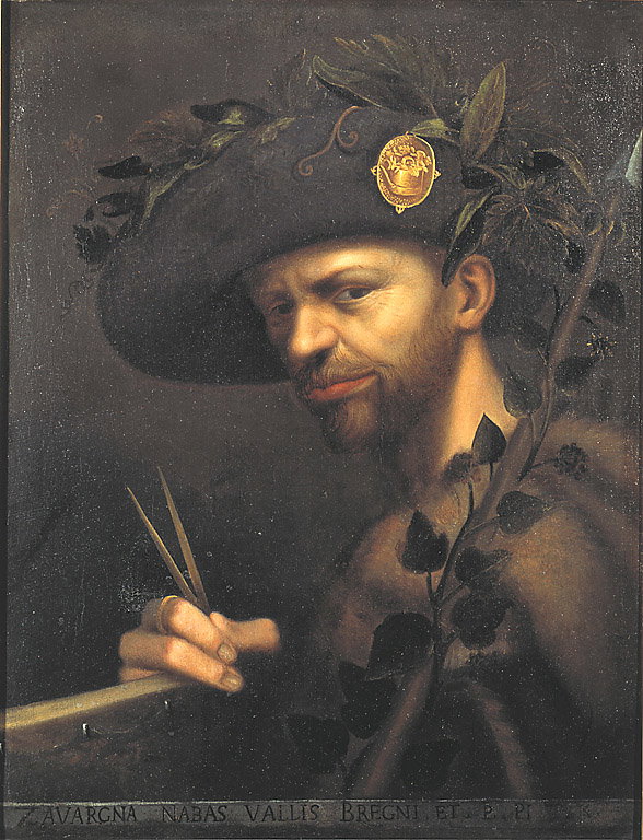 Autoritratto in veste di abate dell'Accademia della valle di Blenio