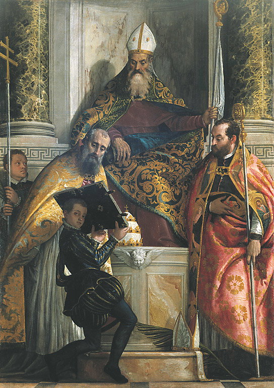 Sant'Antonio Abate tra i Santi Cornelio e Cipriano