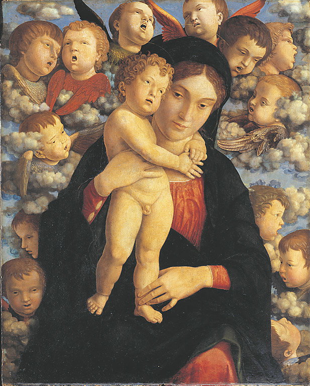 Madonna col Bambino e un coro di cherubini