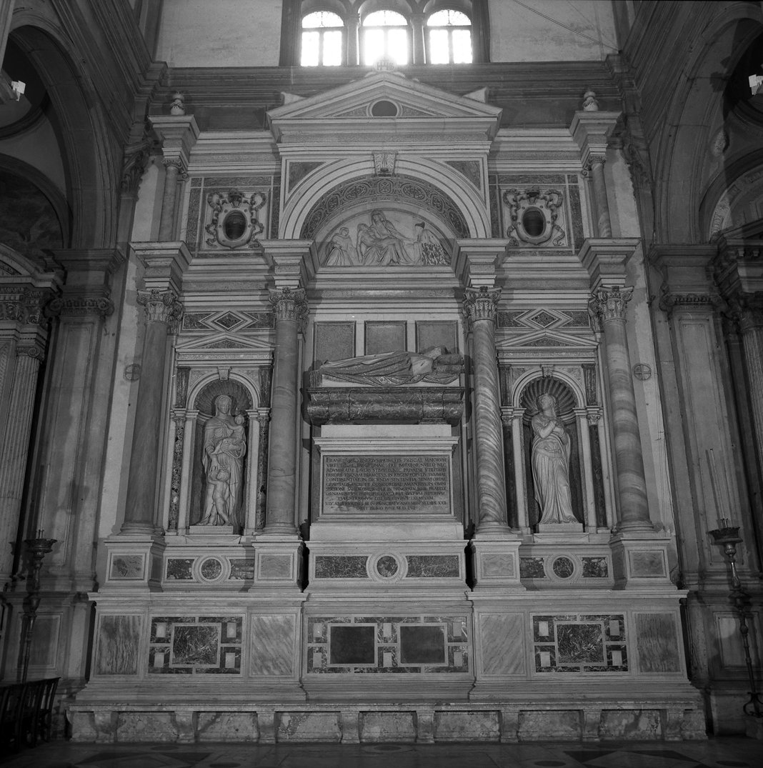 monumento funebre by Tatti Jacopo detto Jacopo Sansovino (sec. XVI)