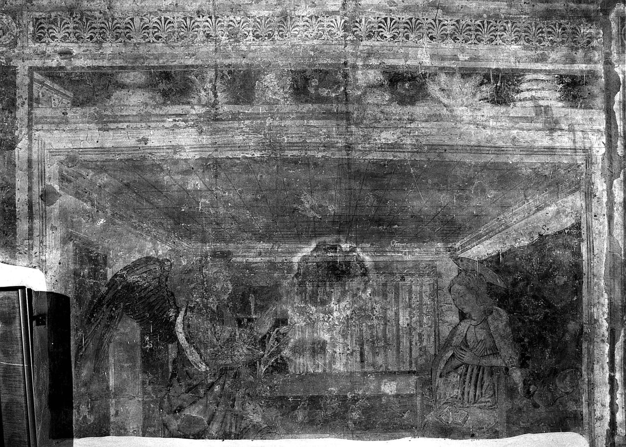 Annunciazione (dipinto, frammento) - ambito pratese (sec. XV)