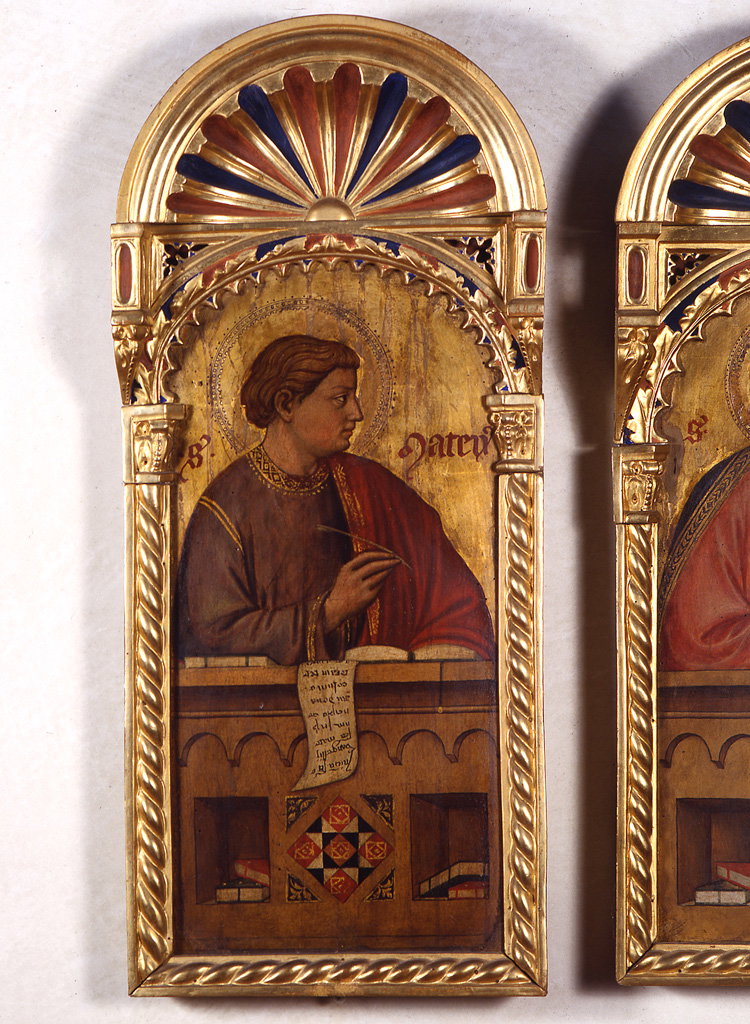 San Matteo (scomparto di polittico, elemento d'insieme) - ambito ferrarese 