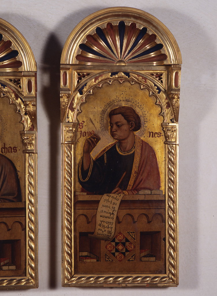 San Giovanni (scomparto di polittico, elemento d'insieme) - ambito ferrares