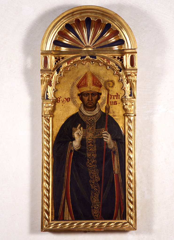 San Maurelio (scomparto di polittico, elemento d'insieme) - ambito ferrares