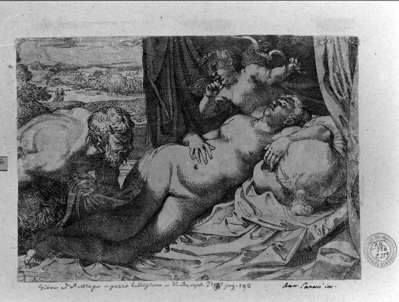 Venere Cupido e un Satiro