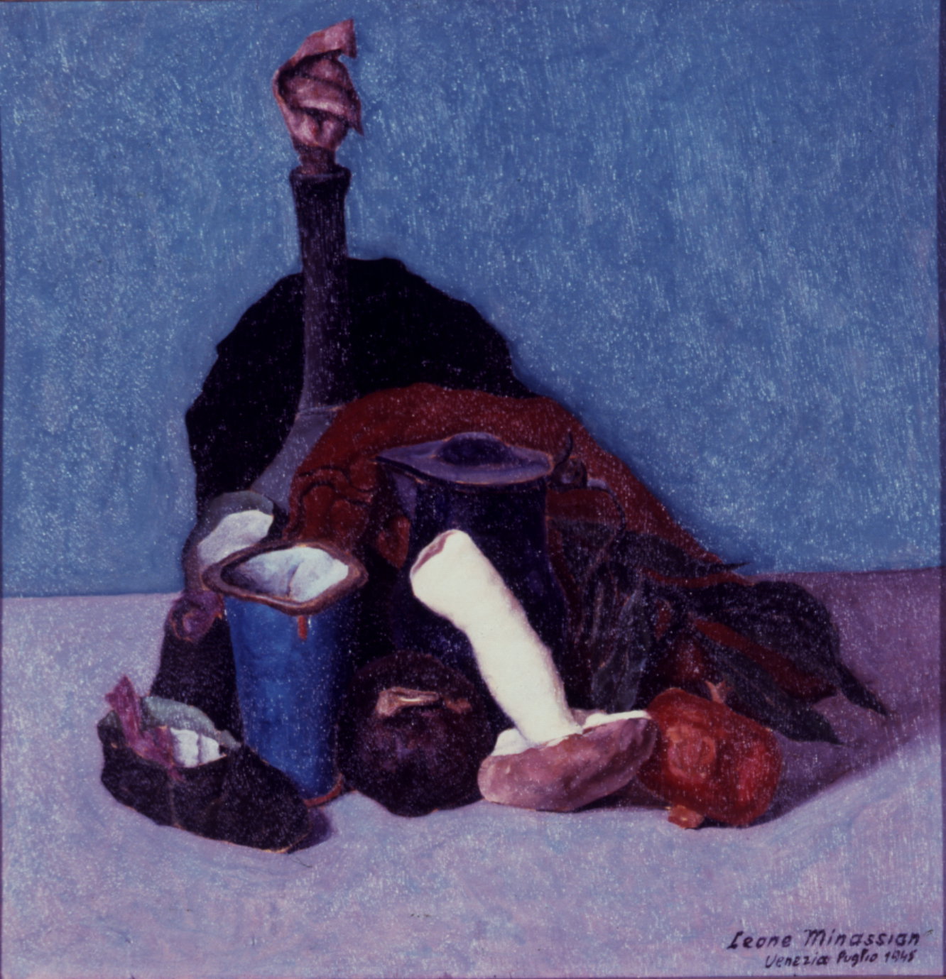 natura morta (dipinto) di Minassian Leone (sec. XX)