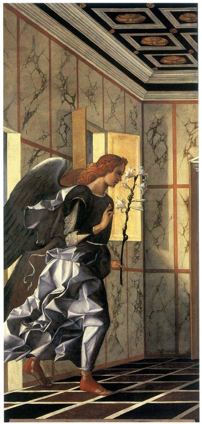 L'Angelo, L'Annunciata, S. Pietro: Angelo Annunciante
