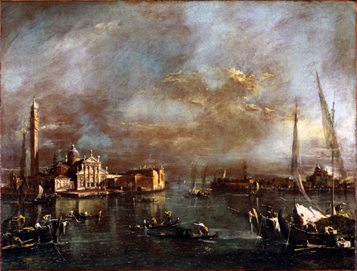 Il bacino di S. Marco con S. Giorgio e la Giudecca