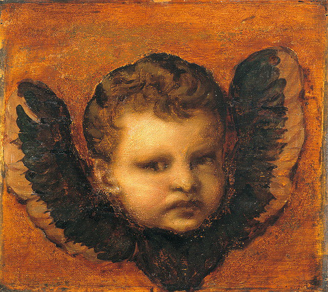 cherubino (dipinto, elemento d'insieme) by Vecellio Tiziano (e aiuti) (secc